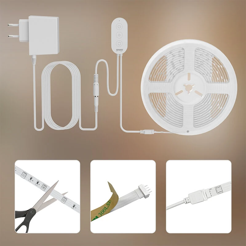 (image for) Gosund SL2/SL3 5M/10M RGB Smart Light Strips WiFi Bluetooth Intelligent Lamp Strip for Living Room Kitchen Bedroom TV Backlight